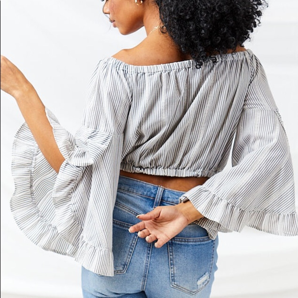 Altar'd State Striped Blouse